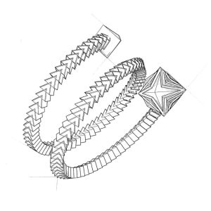 Diamond Cascade Bracelet