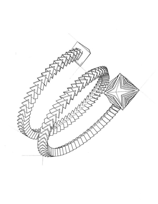 Diamond Cascade Bracelet